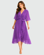 Delaney | Women's Wrap Maxi Dress, Flattering Summer Dress for Holidays and Everyday Wear, Flattering Summer Dress for Holidays and Everyday Wear - image 10