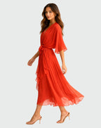 Delaney | Women's Wrap Maxi Dress, Flattering Summer Dress for Holidays and Everyday Wear, Flattering Summer Dress for Holidays and Everyday Wear - image 2