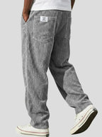 Dylan | Men's Corduroy Trousers, Classic Everyday Trousers | Direct Attire | Blue