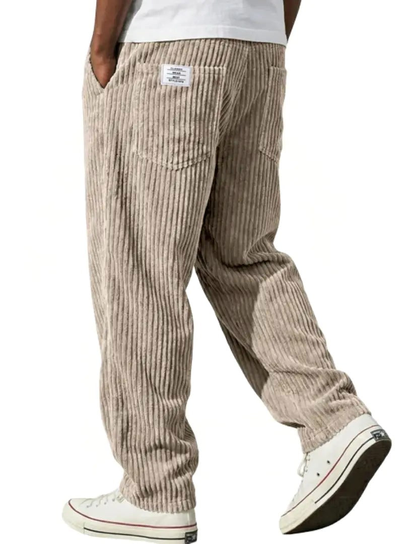 Dylan | Men's Corduroy Trousers, Classic Everyday Trousers | Direct Attire | Light Blue