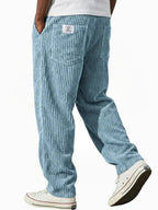 Dylan | Men's Corduroy Trousers, Classic Everyday Trousers | Direct Attire | Light Green