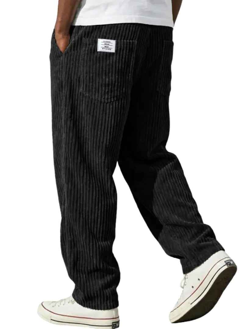 Dylan | Men's Corduroy Trousers, Classic Everyday Trousers | Direct Attire | Green