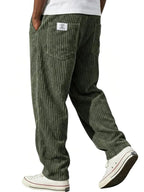 Dylan | Men's Corduroy Trousers, Classic Everyday Trousers | Direct Attire | Brown