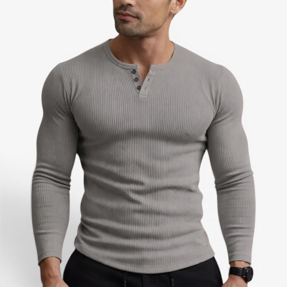 Dylan | Women's Fitted Ribbed Cotton Shirt, Button Collar Blouse | Direct Attire