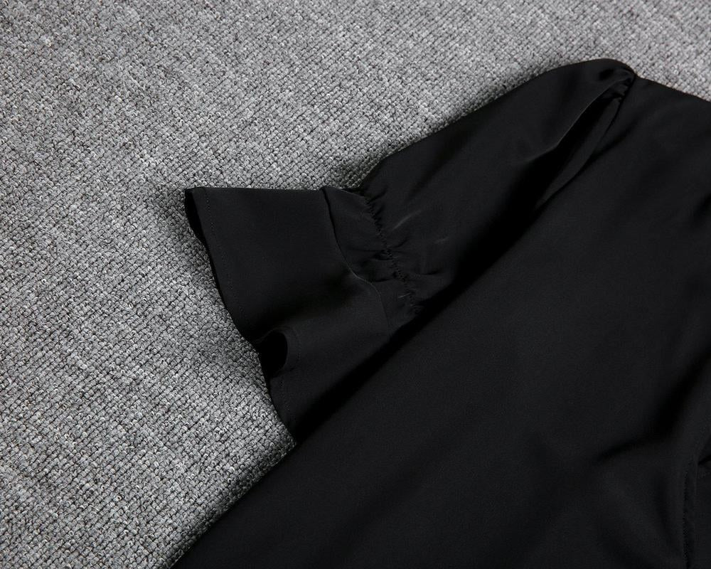 Ella | Women's Black Midi Dress, Classic Elegant Dress | Direct Attire