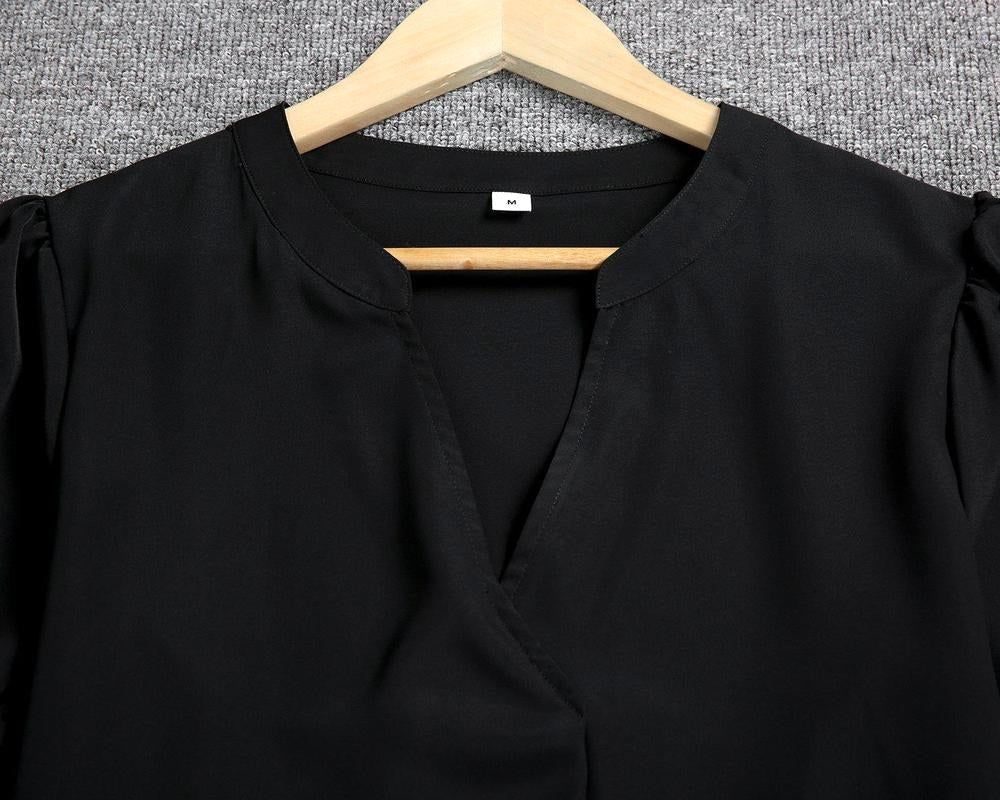 Ella | Women's Black Midi Dress, Classic Elegant Dress | Direct Attire