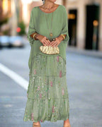 Emery | Women's Layered Boho Maxi Dress, Lightweight Summer Dress for Holidays and Resort Wear, Lightweight Summer Dress for Holidays and Resort Wear - image 3