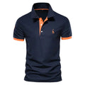 Finn | Men's Classic Polo Shirt, Contrast-Trim Casual Shirt | Direct Attire