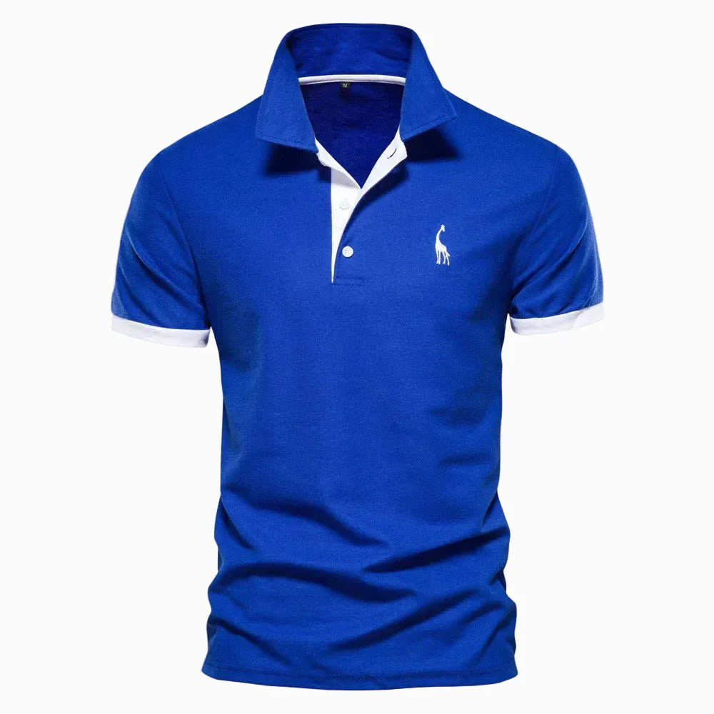 Finn | Men's Classic Polo Shirt, Contrast-Trim Casual Shirt | Direct Attire