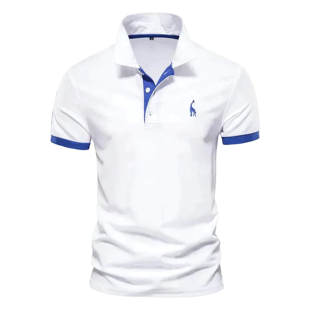 Finn | Men's Classic Polo Shirt, Contrast-Trim Casual Shirt | Direct Attire