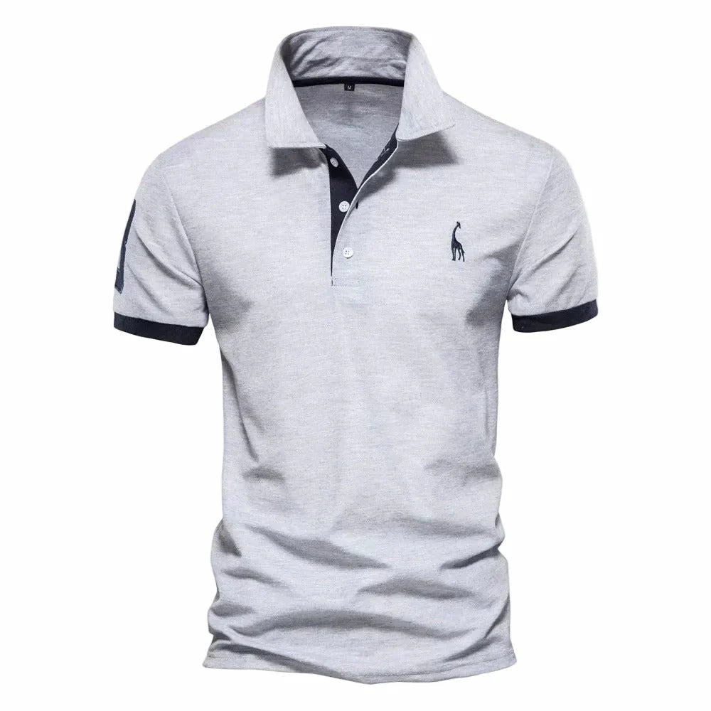 Finn | Men's Classic Polo Shirt, Contrast-Trim Casual Shirt | Direct Attire