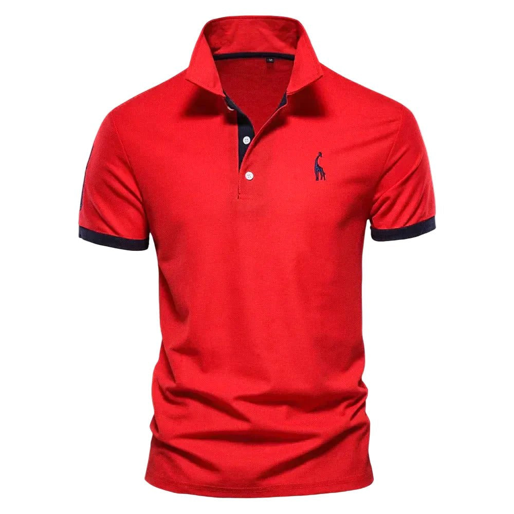Finn | Men's Classic Polo Shirt, Contrast-Trim Casual Shirt | Direct Attire