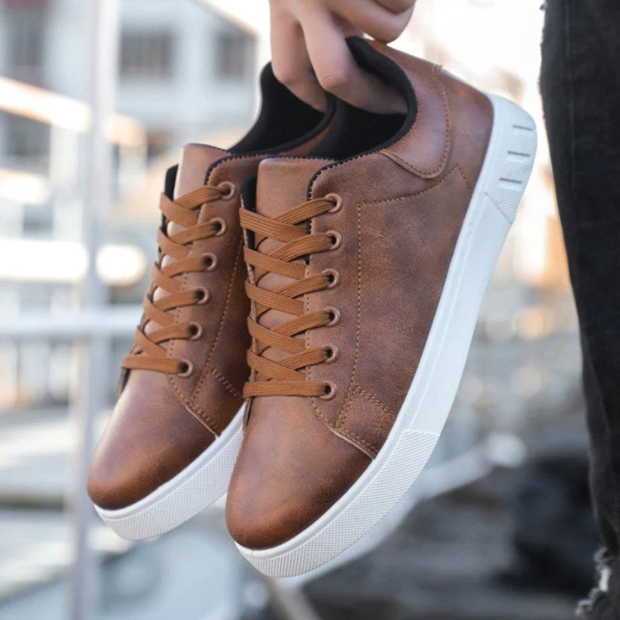 Finn | Men's Leather Trainers, Smart Casual Shoes | Direct Attire