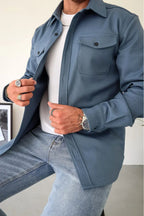 Flynn | Men's Casual Overshirt, Relaxed Layering Shirt | Direct Attire