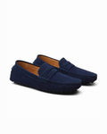 Flynn | Men's Suede-Effect Loafers, Slip-On Comfort Loafers | Direct Attire
