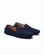 Flynn | Men's Suede-Effect Loafers, Slip-On Comfort Loafers | Direct Attire