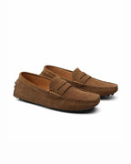 Flynn | Men's Suede-Effect Loafers, Slip-On Comfort Loafers | Direct Attire