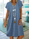 Georgia | Women's Lightweight Summer Dress, Polka Dot Midi Dress | Direct Attire