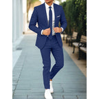 Hamish | Men's Casual Two-Piece Suit, Modern Tailored Suit | Direct Attire | Navy Blue