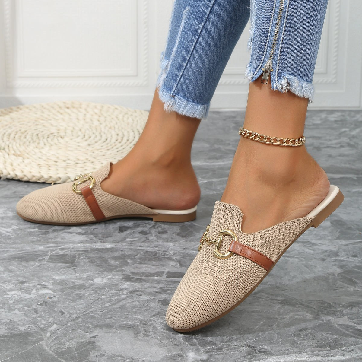 Harper | Women's Patterned Summer Slippers, Comfortable Summer Footwear for Holidays and Everyday Wear