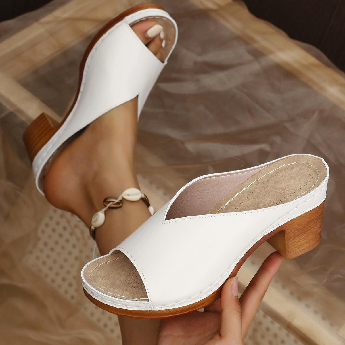 Harriet | Women's Orthopaedic Block Heel Sandals, Supportive Arch Sandals | Direct Attire