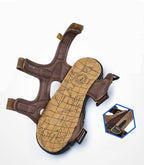 Heath | Men's Supportive Sandals with Velcro Fastening, Arch Support Sandals | Direct Attire