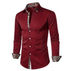 Hudson | Men's Paisley Accent Shirt, Smart Casual Shirt | Direct Attire
