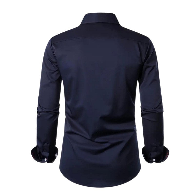 Hudson | Men's Paisley Accent Shirt, Smart Casual Shirt | Direct Attire