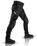 Jack | Men's Waterproof Tactical Trousers, Reinforced Work Trousers | Direct Attire | Black
