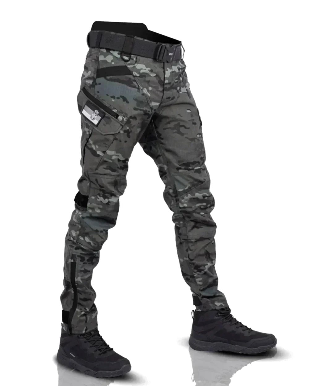 Jack | Men's Waterproof Tactical Trousers, Reinforced Work Trousers | Direct Attire | Gray
