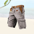 Jarrah | Men's Cargo Shorts with Multiple Pockets, Relaxed-Fit Outdoor Shorts | Direct Attire | Gray