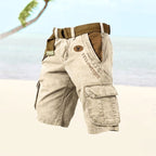 Jarrah | Men's Cargo Shorts with Multiple Pockets, Relaxed-Fit Outdoor Shorts | Direct Attire | Khaki