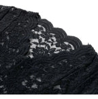 Jasmine | Women's Fitted Lace Top with V-Neckline, Short Sleeve Blouse | Direct Attire