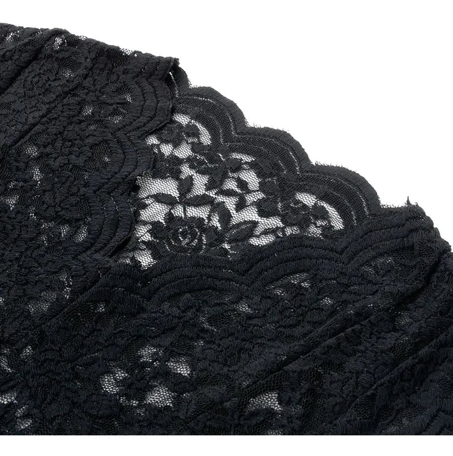 Jasmine | Women's Fitted Lace Top with V-Neckline, Short Sleeve Blouse | Direct Attire