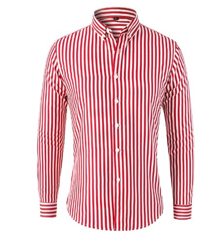 Jasper | Women's Striped Shirt, Vertical Stripe Classic Blouse | Direct Attire
