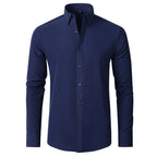 Kai | Men's Slim Stretch Shirt, Tailored Fit Shirt | Direct Attire