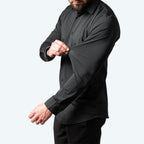 Kai | Men's Slim Stretch Shirt, Tailored Fit Shirt | Direct Attire | Purple