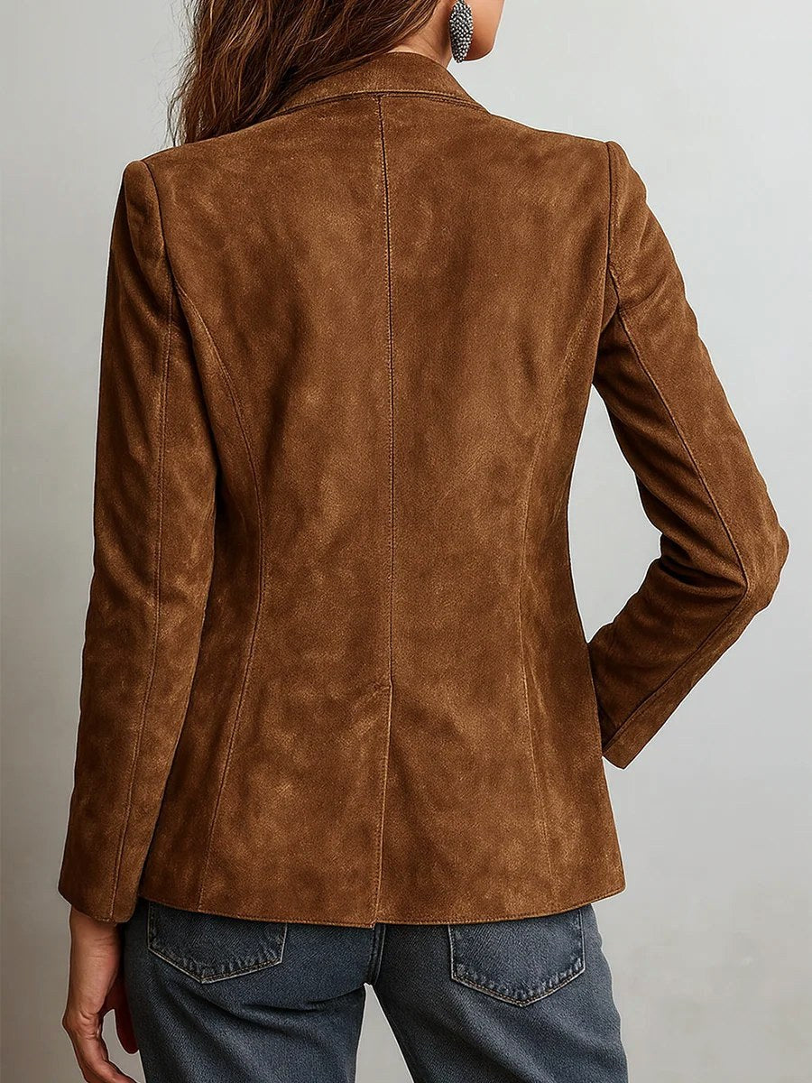 Kasey | Women's Vintage Suede Jacket, Tailored Autumn Jacket | Direct Attire