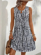 Kirra | Women's Lightweight Summer Dress, Fluid Graphic Print Dress | Direct Attire