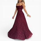 Kirra | Women's Sleeveless Maxi Dress with Floral Print, Fitted Bodice Occasion Dress | Direct Attire | Rosa