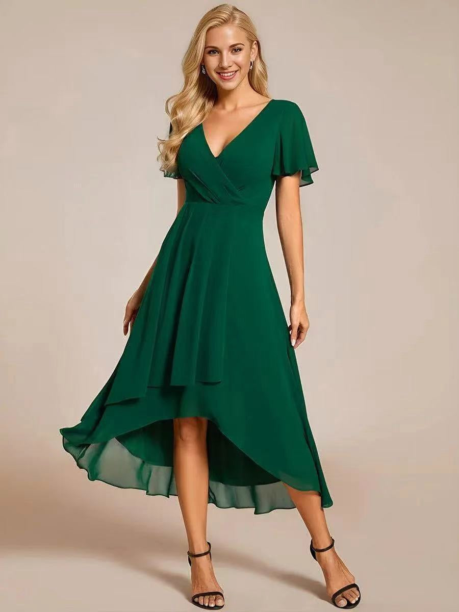 Kirsty | Women's Midi Dress with Lace Detail, Romantic Midi Dress | Direct Attire