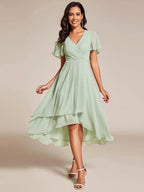 Kirsty | Women's Midi Dress with Lace Detail, Romantic Midi Dress | Direct Attire