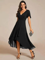 Kirsty | Women's Midi Dress with Lace Detail, Romantic Midi Dress | Direct Attire