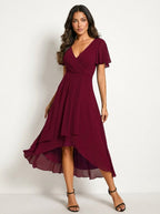 Kirsty | Women's Midi Dress with Lace Detail, Romantic Midi Dress | Direct Attire | Donker Groen
