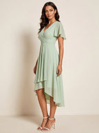 Kirsty | Women's Midi Dress with Lace Detail, Romantic Midi Dress | Direct Attire