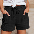 Kristy | Women's Lightweight Cotton Blend Shorts, Relaxed Fit Summer Shorts | Direct Attire