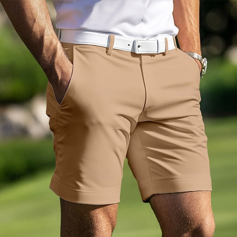 Kye | Men's Regular-Fit Shorts, Breathable Everyday Shorts | Direct Attire | Kaki