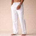 Kye | Women's Lightweight Linen Trousers, Tailored Summer Trousers | Direct Attire | White