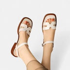 Kylie | Women's Orthopaedic Ankle-Strap Sandals, Low-Heel Comfort Sandals