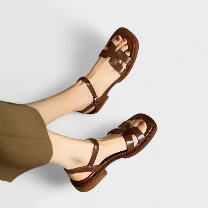 Kylie | Women's Orthopaedic Ankle-Strap Sandals, Low-Heel Comfort Sandals